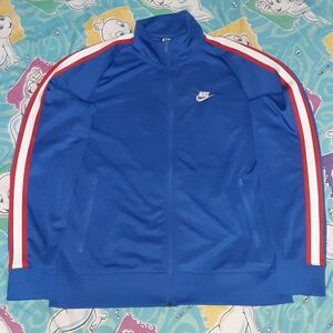 Nike Sportswear Blue Red White Track Jacket USA United States Of America